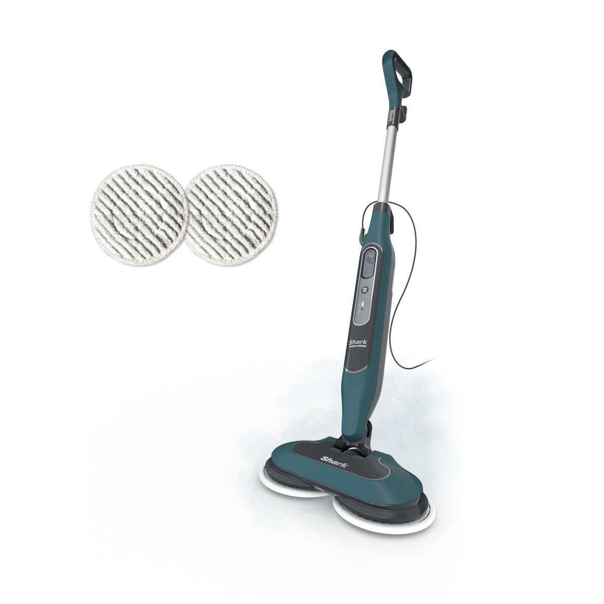 Shark Steam & Scrub Steam Mop, All-in-One Hard Floor Cleaner, Grey, S8001