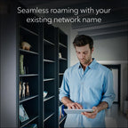 NETGEAR Nighthawk WiFi 7 Extender EXS27, up to 1,500 sq ft, 5 Gbps