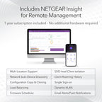 NETGEAR Cloud Managed 9.4G WiFi 7 Wireless Multi-Gig Access Point (WBE710)