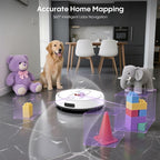 Bagotte Robot Vacuum and Mop Combo, 6000Pa LiDAR Navigation Robotic Vacuum with Mapping, Self-Emptying Station for 90 Days Hands-Free Cleaning, Wi-Fi/App/Voice Control, for Carpets&Hard Floors