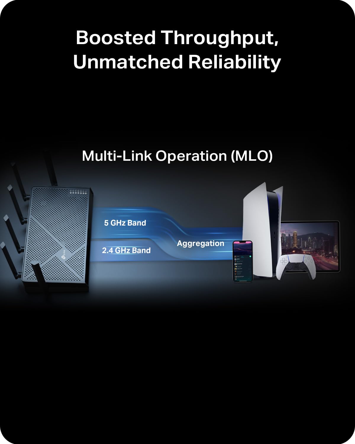 TP-Link BE5000 Dual-Band Wi-Fi 7 Router (Archer BE270)