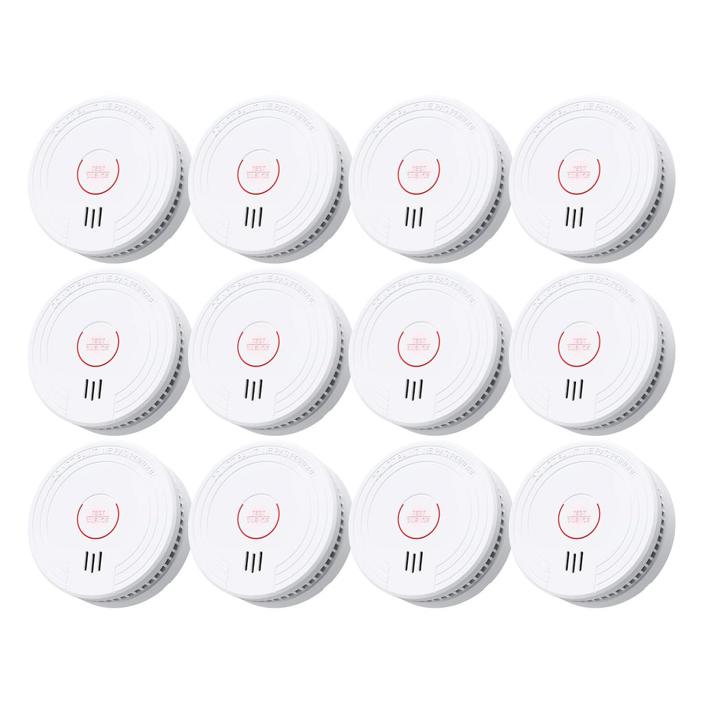 SITERLINK Smoke Detectors Replaceable Battery UL217,GS509A-2NCDR 8pack
