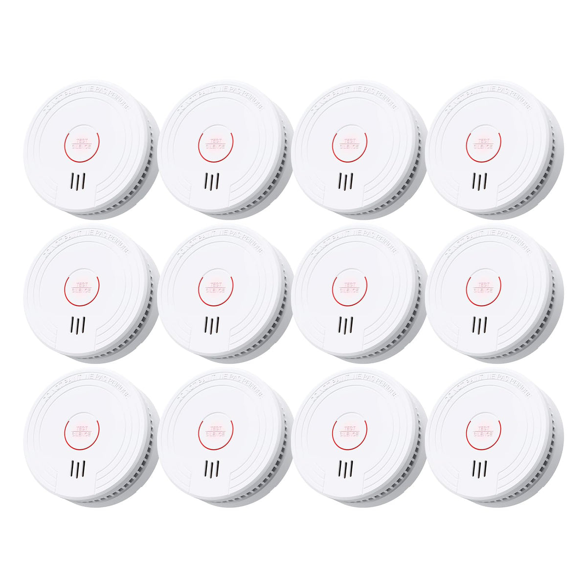SITERLINK Smoke Detectors Replaceable Battery UL217,GS509A-2NCDR 8pack