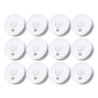 SITERLINK Smoke Detectors Replaceable Battery UL217,GS509A-2NCDR 12pack
