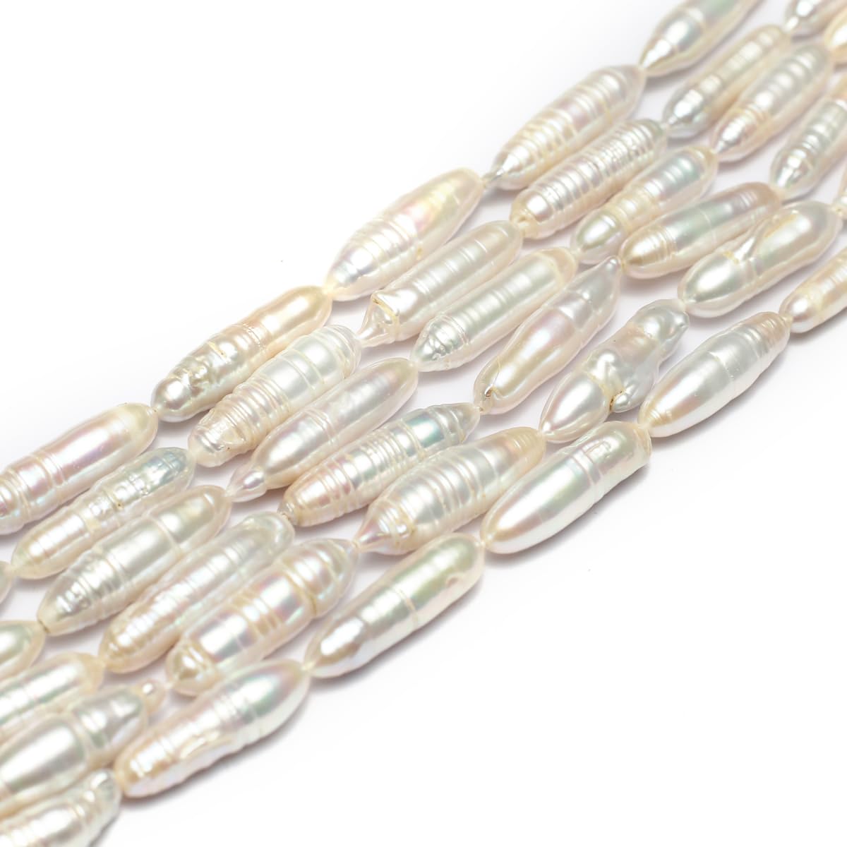 QSLLER Irregular Natural Freshwater Cultured Pearl Beads Baroque Pearl Beads for Jewelry Making Neckalce Craft DIY