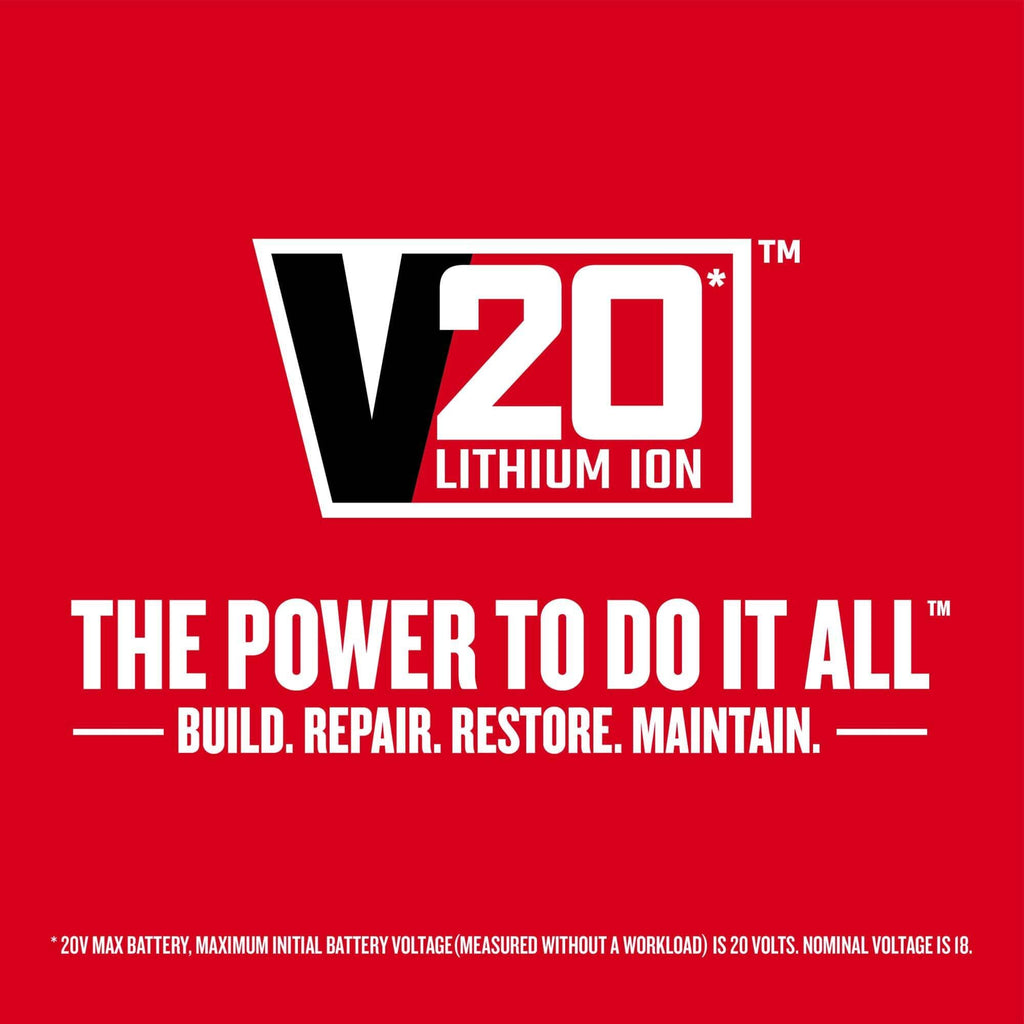 CRAFTSMAN V20 Cordless 8-Tool Combo Kit With Two 2.0 Ah Batteries and Charger (CMCK801D2)