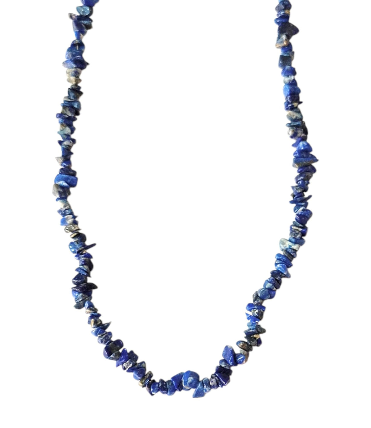 34" Natural Lapis Lazuli Chip Beads Strand 150 Ct -Pack of 20, Gravel Uncut/Freeform Shape, Nuggets for Beading- Jewelry Making, Art & Craft, Wholesale