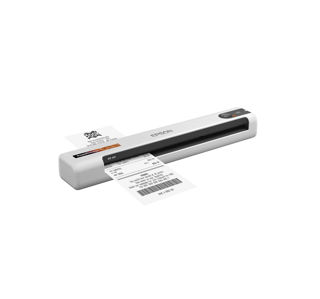Epson RapidReceipt RR-60 Compact Mobile Document Scanner Receipt