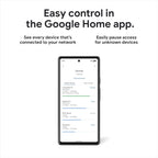 Google Nest WiFi Pro - Wi-Fi 6E - Reliable Home Wi-Fi System with Fast Speed and Whole Home Coverage - WPS - Mesh Router - Non-Retail Packaging - 2 Pack - Fog