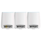 ---NETGEAR Orbi Ultra-Performance Whole Home Mesh WiFi System - WiFi router and two satellite extender with speeds up to 3Gbps over 6,000 sq. feet, AC3000 (RBK53)