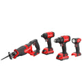 CRAFTSMAN V20 4 Power Tools Combo Kit, 2 Batteries and Charger (CMCK404D2)