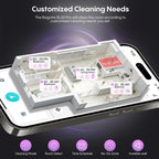 Bagotte Robot Vacuum and Mop Combo, 6000Pa LiDAR Navigation Robotic Vacuum with Mapping, Self-Emptying Station for 90 Days Hands-Free Cleaning, Wi-Fi/App/Voice Control, for Carpets&Hard Floors