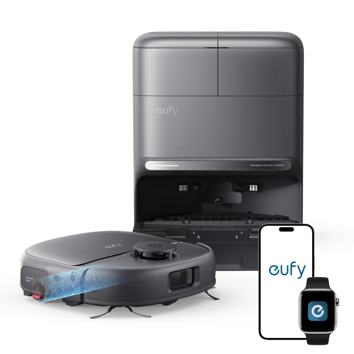 eufy C28 Robot Vacuum Cleaner and Mop for pet hair, 15,000 Pa