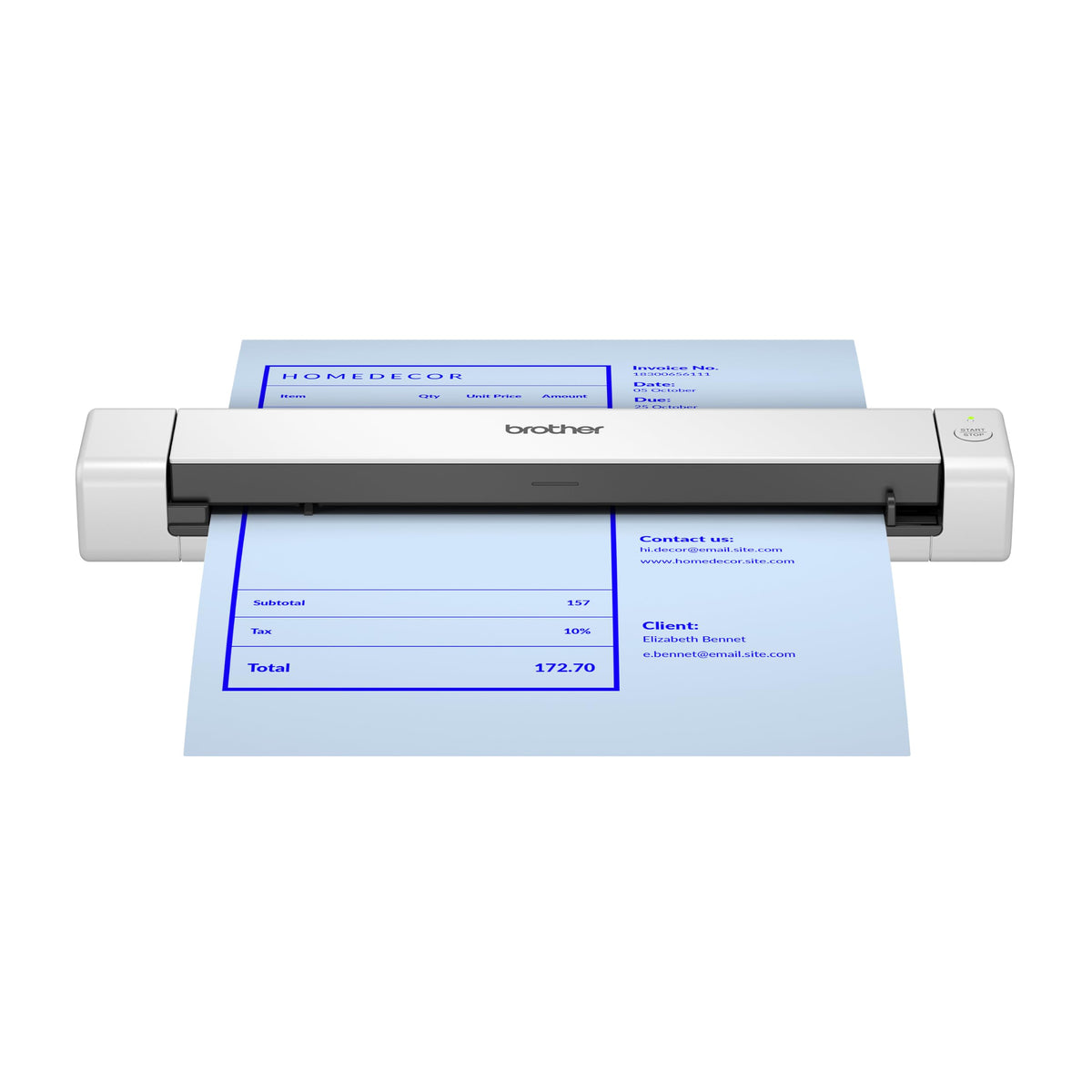 Brother DS-640 Compact Mobile Document Scanner, (Model: DS640)
