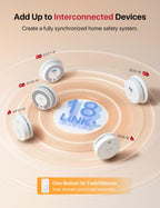 X-Sense Interconnected Smoke and CO Detector Combo, SC01-W, 3-Pack
