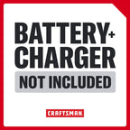 CRAFTSMAN V20 Cordless Vacuum Cleaner, Vac Wet/Dry, 2 Gallon, 7ft Hose, Bare Tool Only (CMCV002B)
