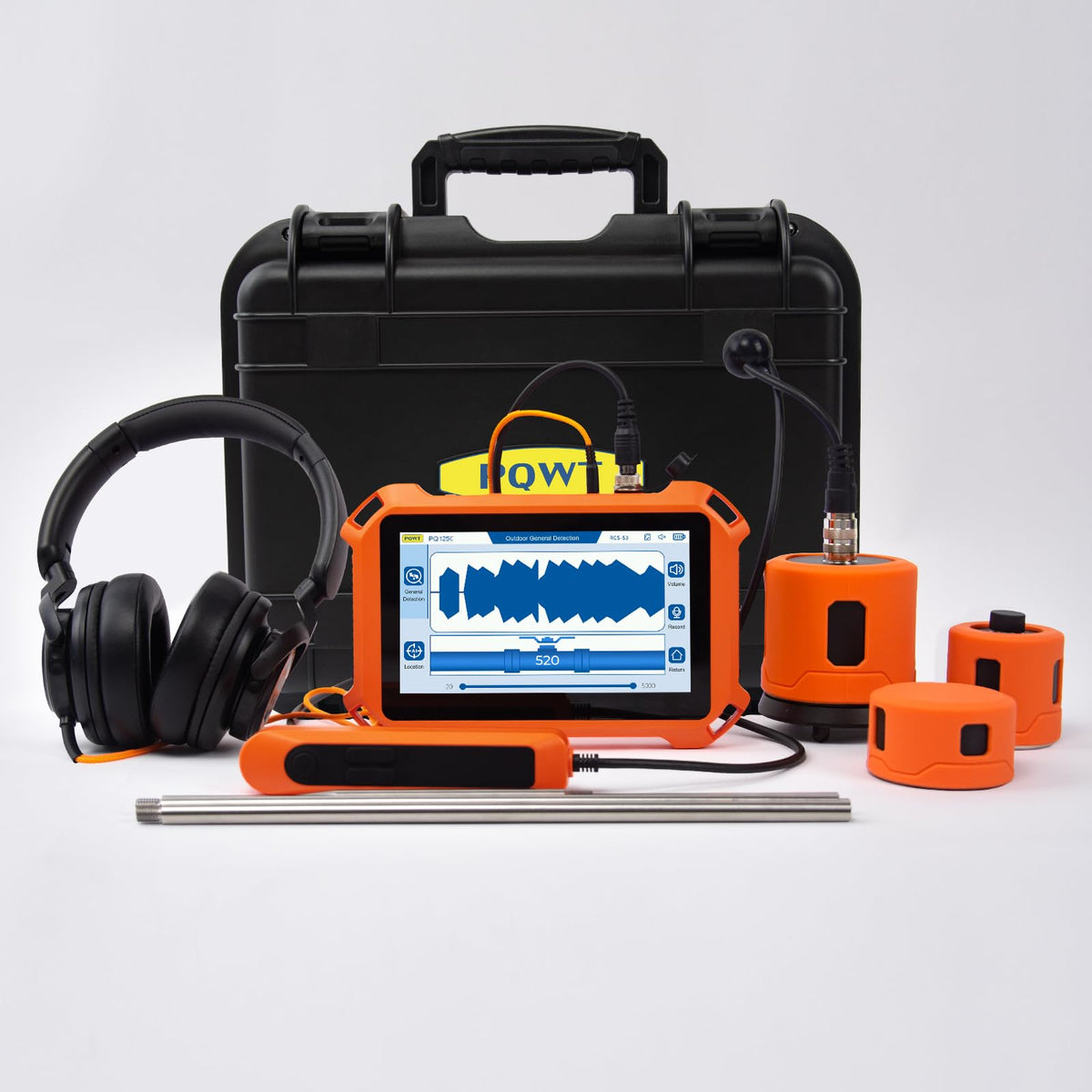 PQ125B Underground Water Leak Detectors for Outdoor Sewer Acoustic