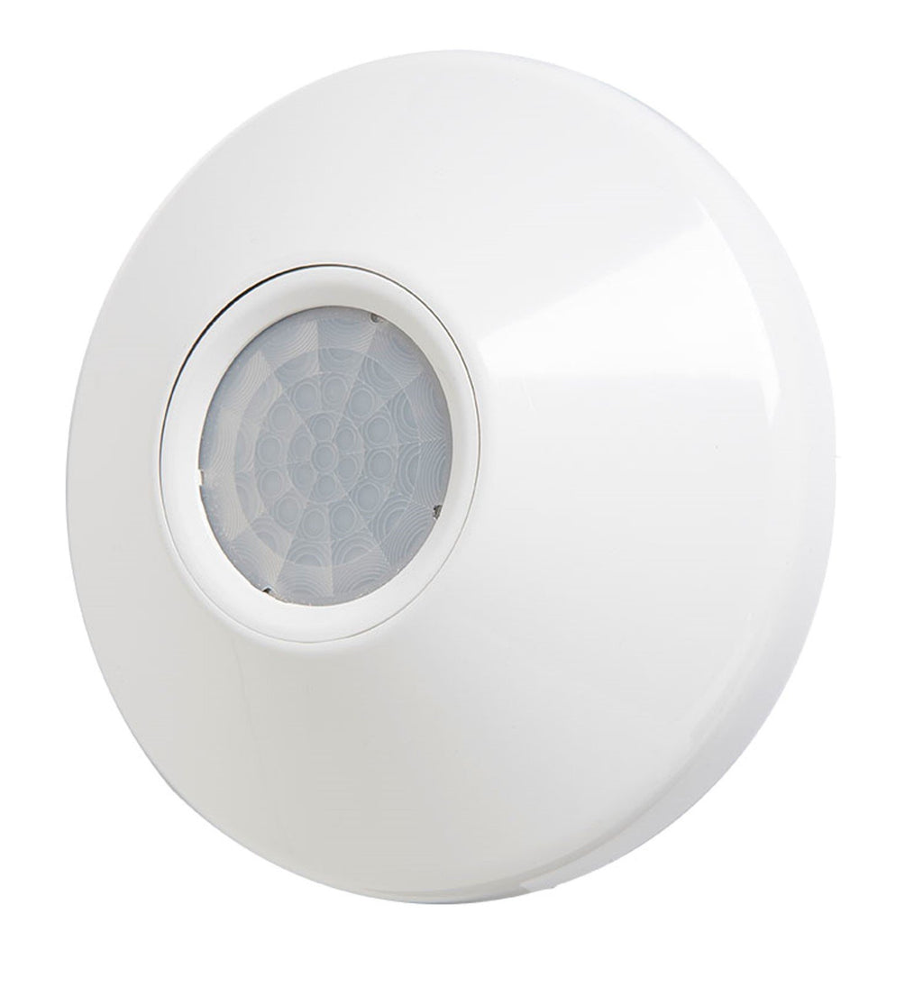 SensorSwitch Ceiling Motion Sensor, PDT Passive Dual Technology Passive Infrared PIR and Microphonics Occupancy Sensor, 360° Large Motion Detection, Indoor Use, Line Voltage, Extended Range
