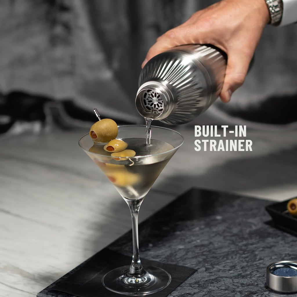 Diamond Edition Hybrid Cocktail Shaker Set, Stainless Steel, 28 oz