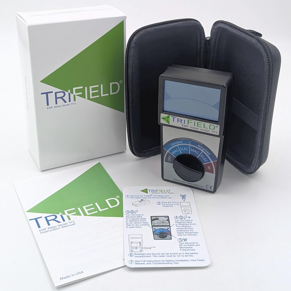 TF2 EMF Pollution Meter – 3-in-1 Magnetic, Electric & RF Field Detection