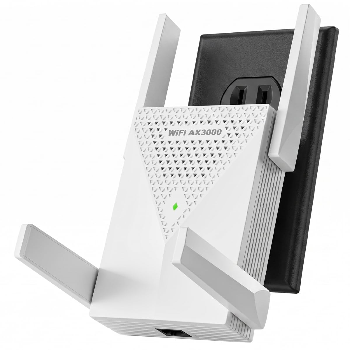 WiFi Extender, 2026 45X AX3000 (5.8/2.4GHz), Covers Up to 28,999 Sq Ft. Wireless Internet Repeater with Ethernet Port, Supports 165+ Devices, 1-Tap Setup(White)