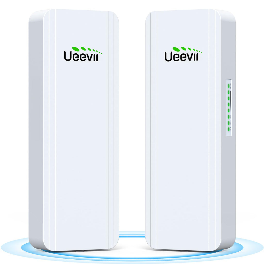 UeeVii 2.4G & 5G Dual Band Wireless Bridge with Dual 1000Mbps Port CPE5824