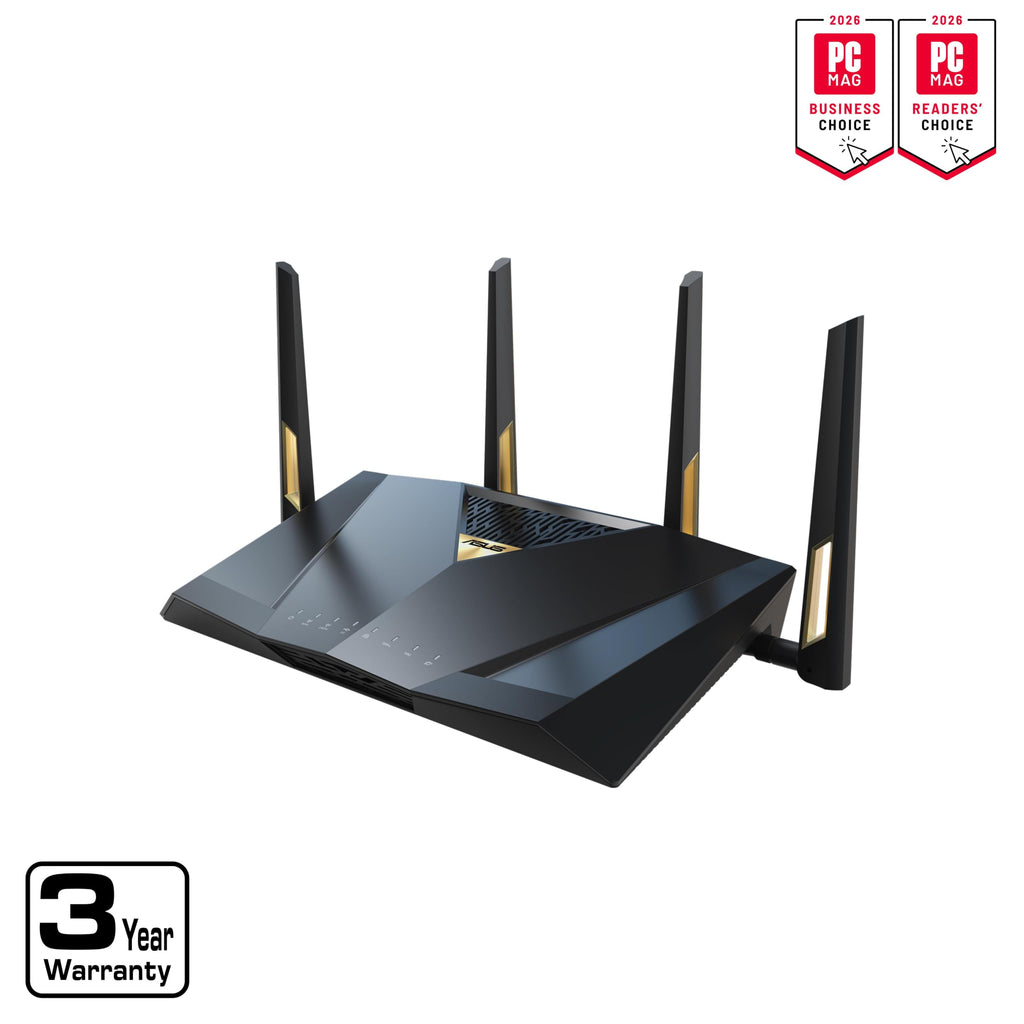 ASUS RT-BE88U WiFi 7 Router - x2 10G Ports, Up to 7.2 Gbps, Mesh Compatible