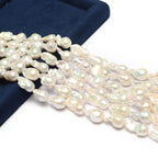 QSLLER Irregular Natural Freshwater Cultured Pearl Beads Baroque Pearl Beads for Jewelry Making Neckalce Craft DIY