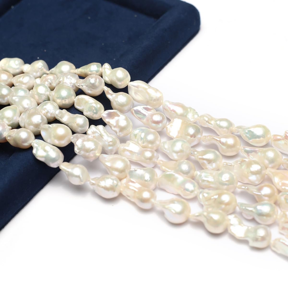 QSLLER Irregular Natural Freshwater Cultured Pearl Beads Baroque Pearl Beads for Jewelry Making Neckalce Craft DIY