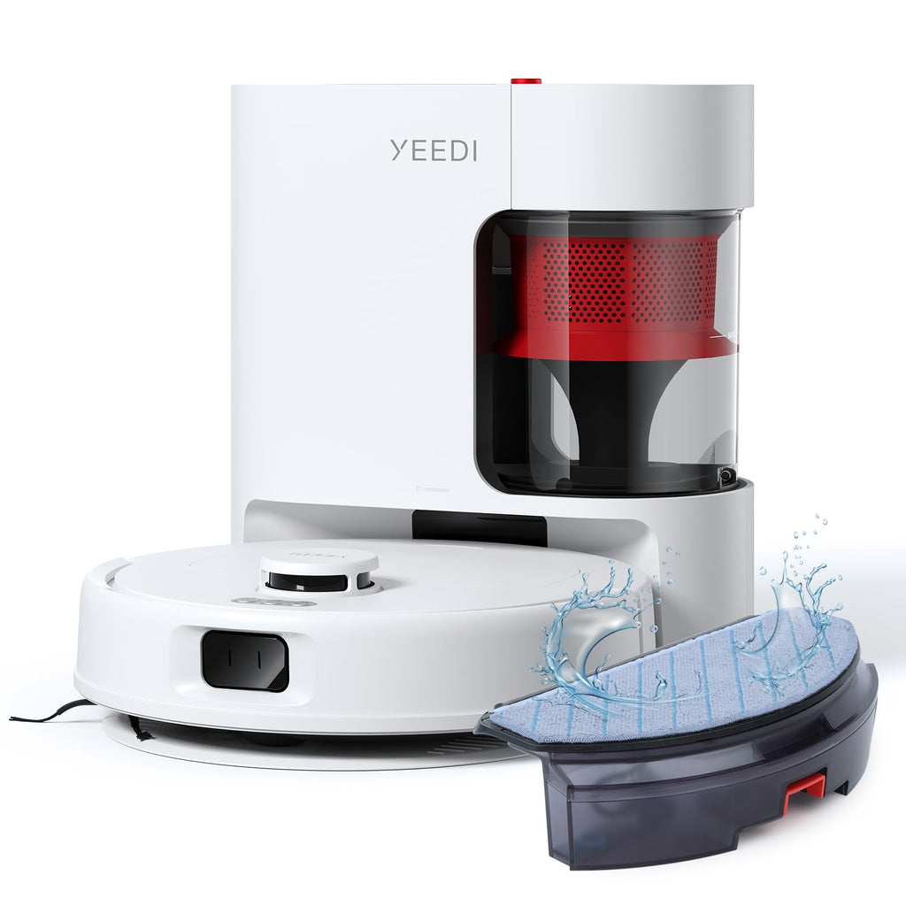 YEEDI by ECOVACS C14 PRO PLUS Robot Vacuum and Mop, Bagless Station