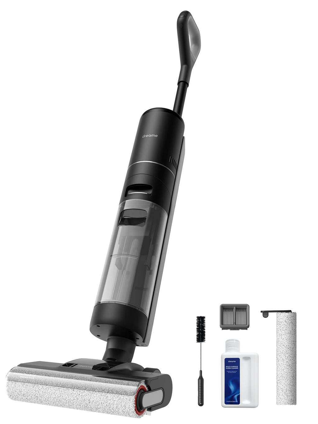 dreame H12 Pro FlexReach Wet Dry Vacuum Cleaner, 0 Tangle Cordless Vacuum Mop All-in-One for Hard Floors, 180° Lie-Flat Floor Cleaner Machine with 194°F Hot Self-Cleaning, 50Mins Runtime