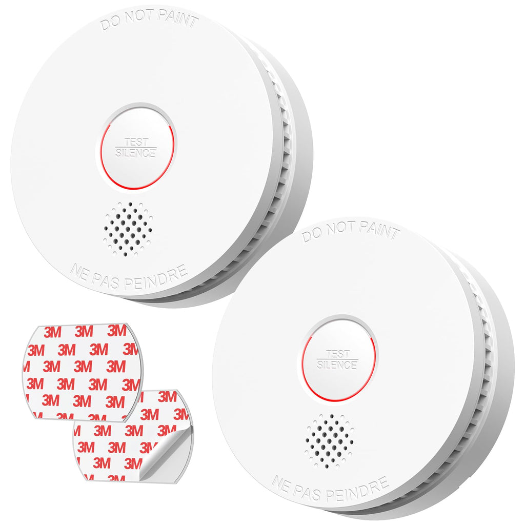 SITERLINK Smoke Detectors with 9V Replaceable Battery UL217 GS509A 10 Pack
