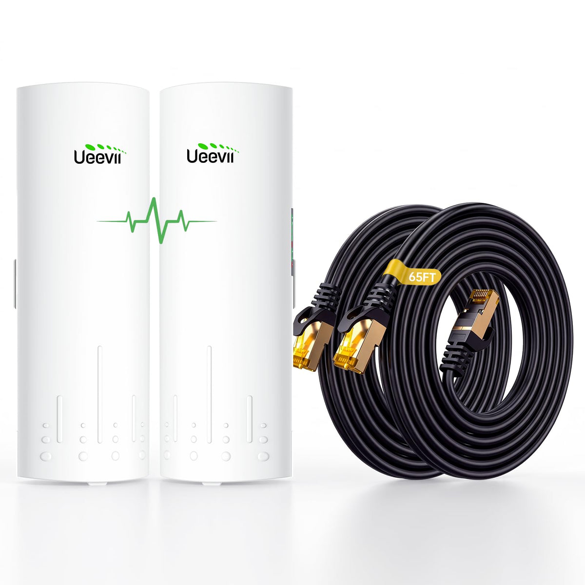 UeeVii 5KM Dual Gigabit Point to Point Wireless Bridge Complete Kit CPE688