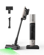 Tineco Pure ONE Station 5 Cordless Smart Vacuum with 2.5L Auto Dust Base, Full-Path Self-Cleaning, 175AW Suction, ZeroTangle Tech, Stick Vacuum Cleaner for Pet Hair, Carpet & Hard Floor