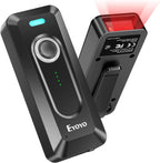 Eyoyo 2-Pack Portable Mini 2D Bluetooth Barcode Scanner Wireless with Clip
