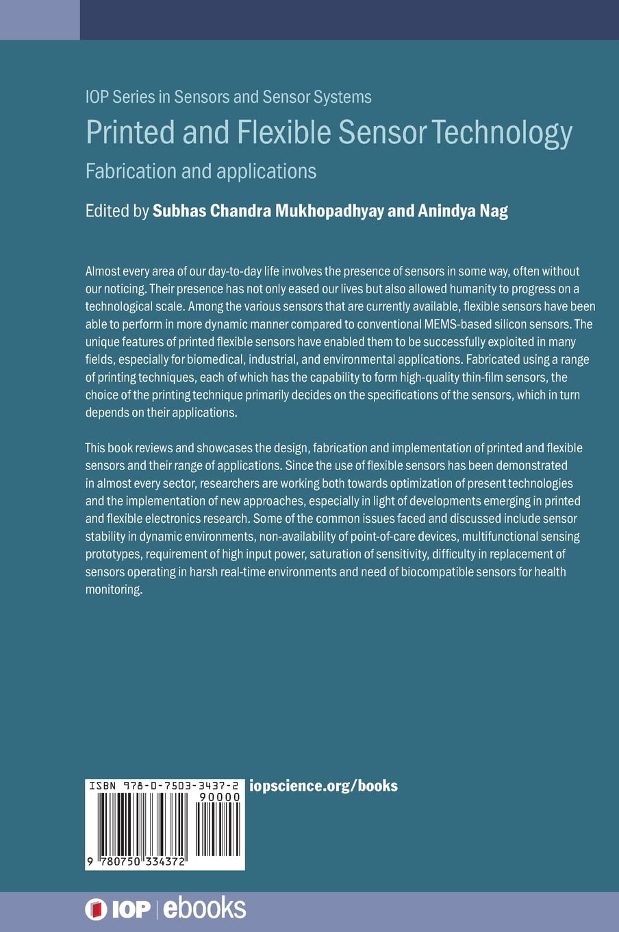 Printed and Flexible Sensor Technology: Fabrication and Applications (Sensors and Sensor Systems)