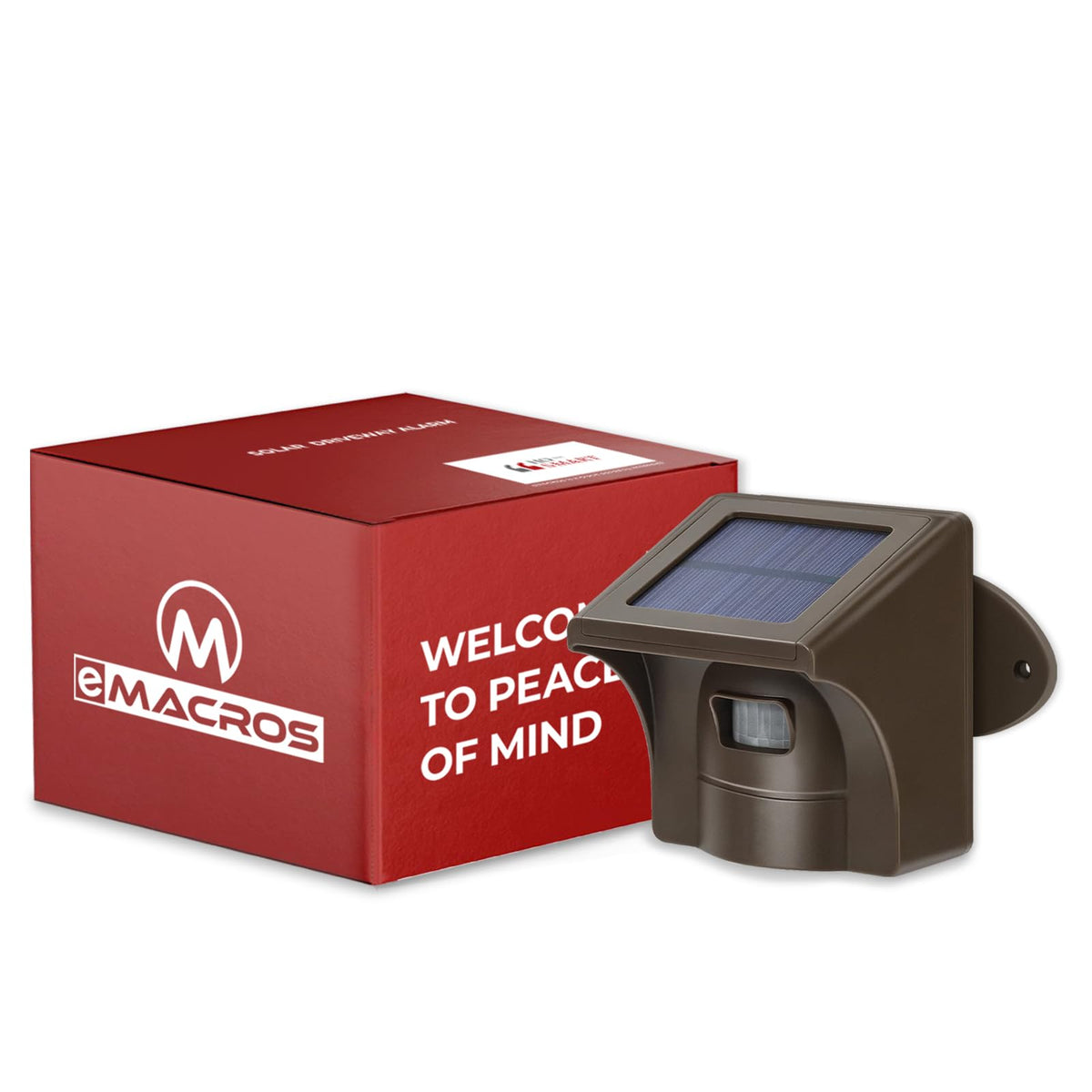 Solar Wireless Driveway Alarm, 1 Plug-in Receiver & 4 Sensors