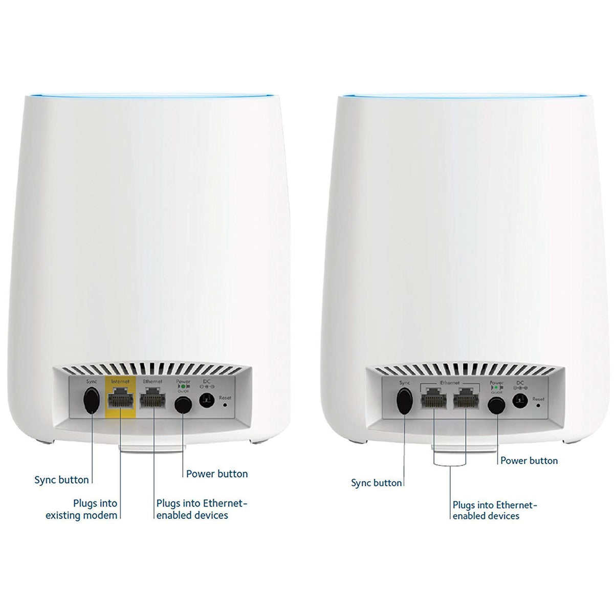 ---NETGEAR Orbi Ultra-Performance Whole Home Mesh WiFi System - WiFi router and two satellite extender with speeds up to 3Gbps over 6,000 sq. feet, AC3000 (RBK53)
