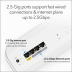 NETGEAR Orbi 770 Series WiFi 7 Mesh System, Up to 5,500 sq ft., 2 Pack