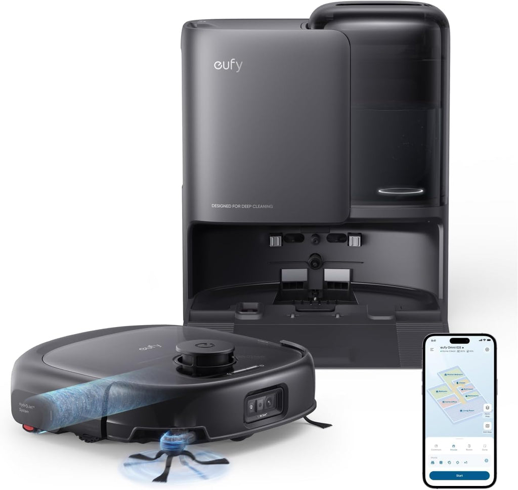 eufy Certified Like-New C20 Omni Vacuum and Mop Combo（Renewed）