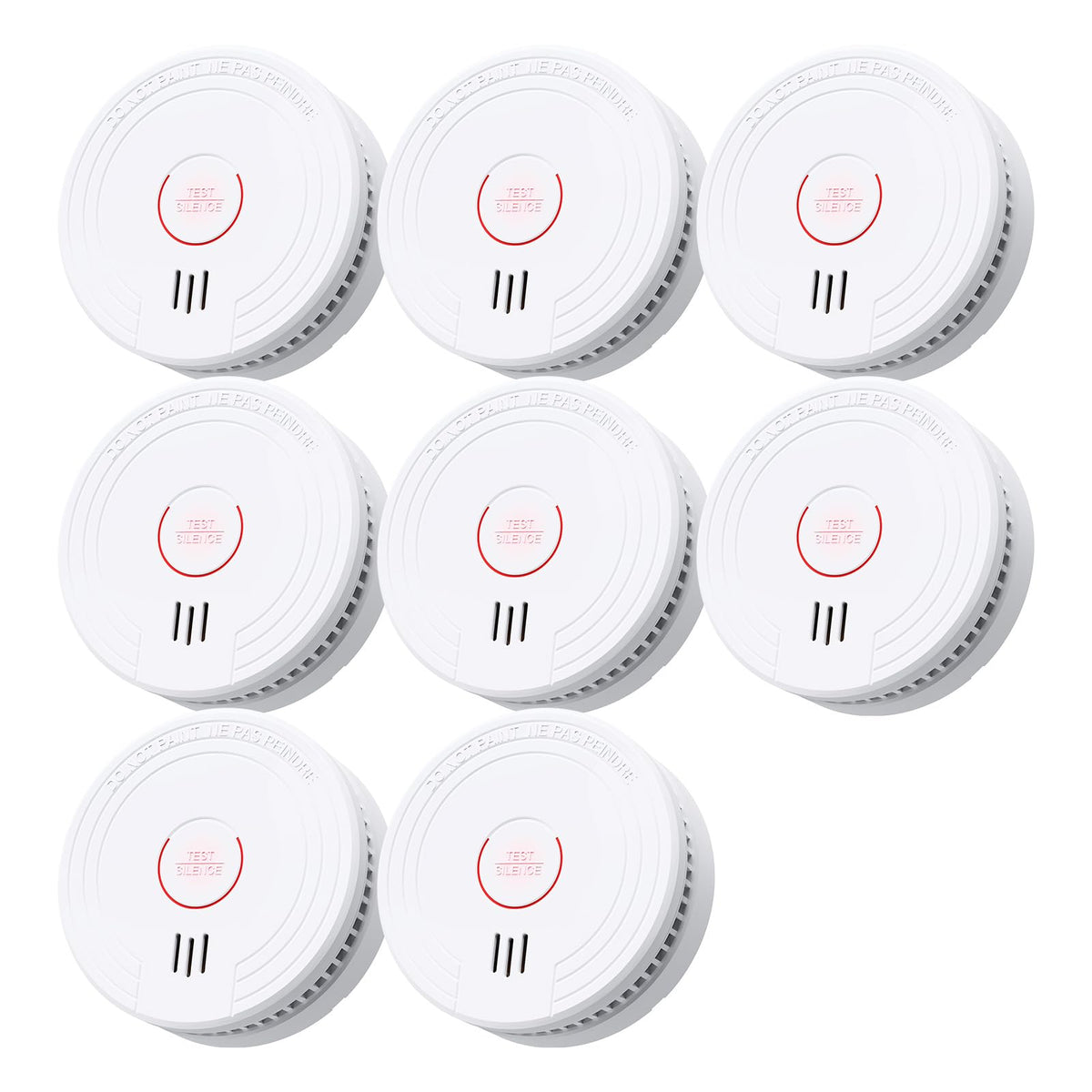 SITERLINK Smoke Detectors Replaceable Battery UL217,GS509A-2NCDR 12pack