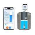 Moray Smart WiFi Water Level Sensor, 10m Long Range Ultrasonic Liquid Level Gauge, Water Tank Monitor, High Accuracy, Automatic Alarm Indicator, Tuya Smart Life App, IP67 Waterproof (ME202W 10m)