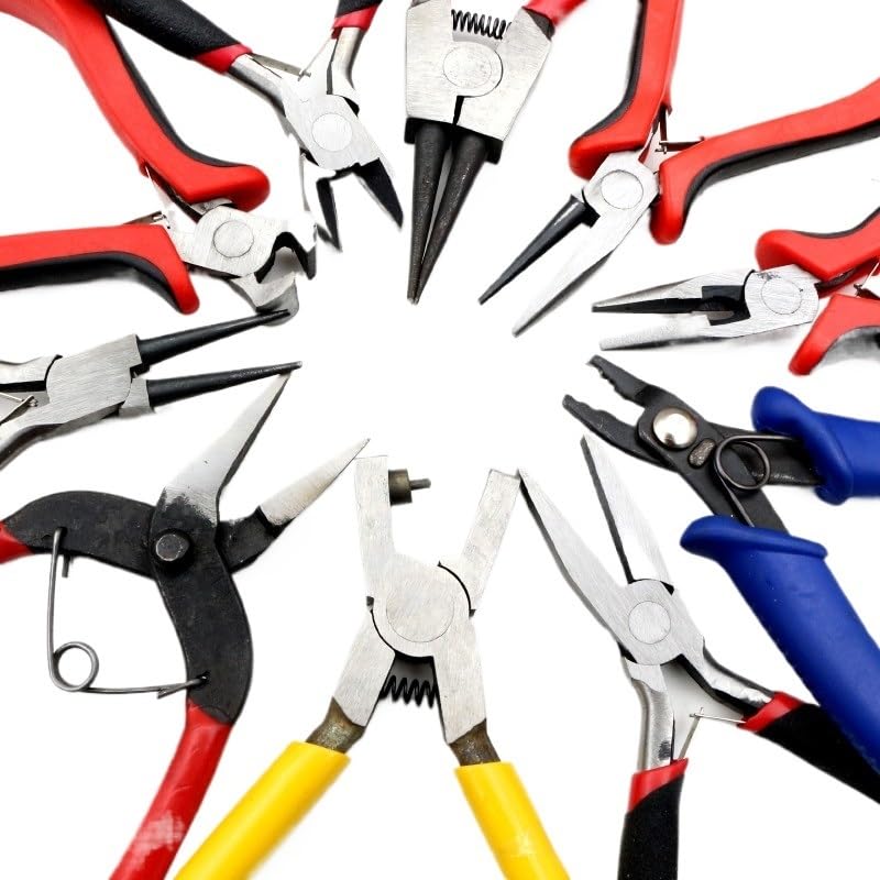 Jewelry Pliers Tool for Handcraft Beadwork Repair Beading Making Needlework DIY Jewellery Accessory Design M7-22(AH-37)