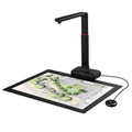 Large Format Book & Document Scanner, Capture Size A2/A3, 26MP USB Document Camera with Auto-Flatten, Fingerprint Removal Technologies, Multi-Language OCR, Compatible with Windows & macOS