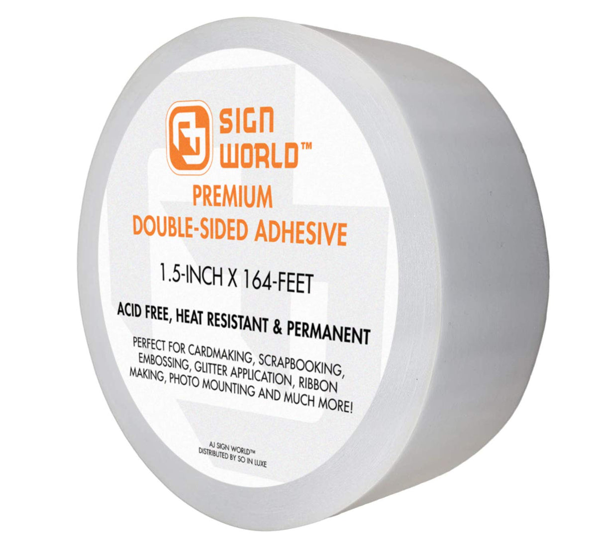 Best 48" Ultra-Thin Permanent Double-Sided Tape for Arts, Crafts, Die Cutting, Photography, Scrapbooking, Tear-by-Hand, Documents, All Purpose (48-Inch by 55 Yards)
