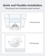 Cudy BE11000 Wi-Fi 7 Gigabit Mesh Access Point, 10G SFP+, 2.5G PoE, AP11000