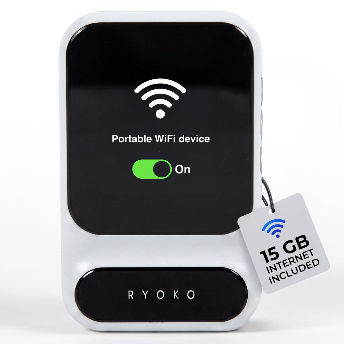 Ryoko Pro Portable WiFi Travel Router, 15GB Free Data