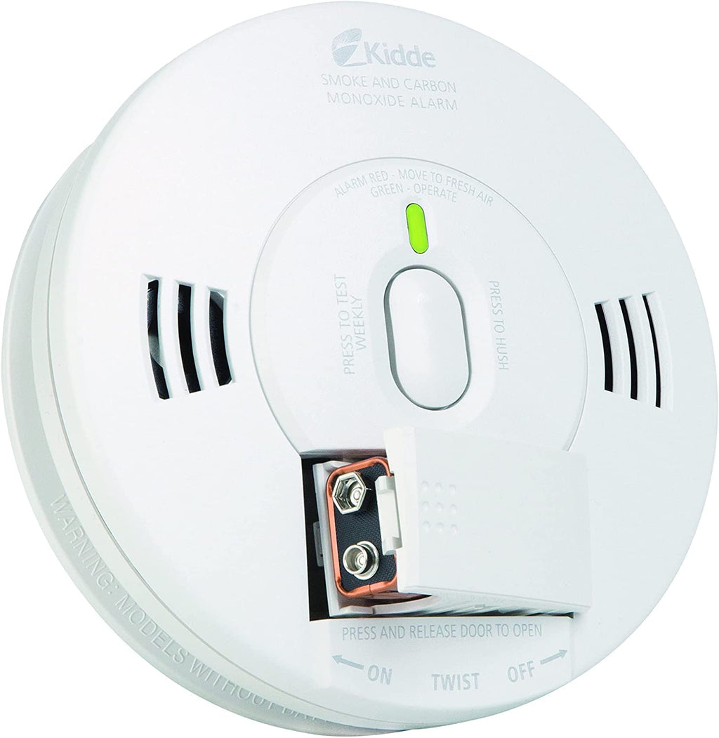 Kidde Smoke & Carbon Monoxide Detector, Hardwired Interconnect, Combination Smoke & CO Alarm with Battery Backup, Voice Alerts