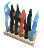 Nylon Pliers Set of 6 for Jewelry Making, Non-Marring Plastic Jaw, Assorted Shapes, for Beading, Wire Wrapping, and Crafting