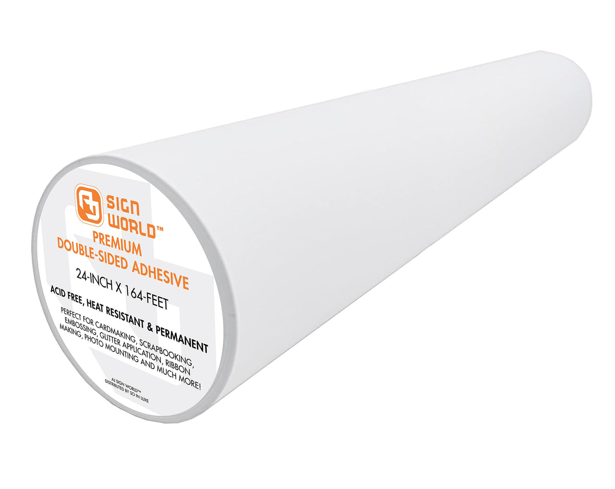 Best 48" Ultra-Thin Permanent Double-Sided Tape for Arts, Crafts, Die Cutting, Photography, Scrapbooking, Tear-by-Hand, Documents, All Purpose (48-Inch by 55 Yards)